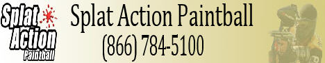 For Splat Action Paintball information and reservations call  866 784 8100 or visit www.SplatActionReservations.com on PaintballWashington.com